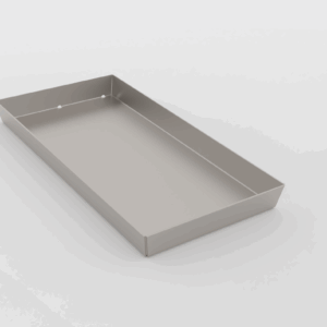 26"x6"x1" Tapered pan W/ Drain holes
